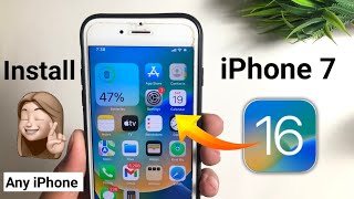 How to Get iOS 16 on iPhone 7 🔥 | How To Update To ios 16 on iphone 7 | iOS 16 Update For iPhone 7
