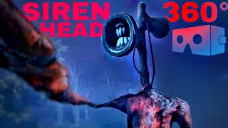 360 VR SIREN HEAD Horror Experience 😱 POV Scary Virtual Reality gameplay 4K video