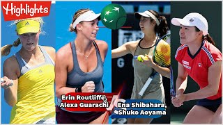 Erin Routliffe Alexa Guarachi vs Ena Shibahara Shuko Aoyama ROUND 2 Highlights | WTA Rome Open 2023