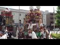 成田祇園祭2018　中日６　花崎町の砂切り　仲之町の入場