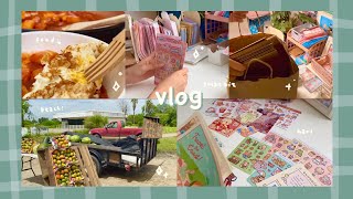 vlog ep 010 🪷 small business haul, packing orders, beach trip, & making tteokbokki