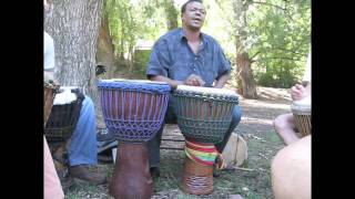 #DrumintheSun Komo: Class w Malian Master Drummer Abdoul Doumbia #djembe #boulder #denver