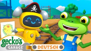 Schienenabenteuer | 60-minütige Zusammenstellung｜Geckos Garage Deutsch｜LKW für Kinder 🦎🛠️