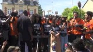 Rally for Black man killed in French police custody