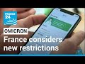 France considers new Covid restrictions due to Omicron variant • FRANCE 24 English