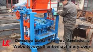 4 35C paving brick maching machine(8 word  Grass planting brick ）