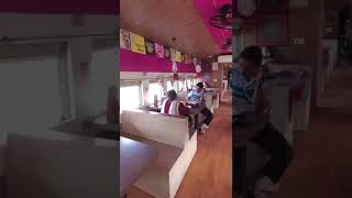 📍Chai Chun, Asansol Railway station. A real train compartment transformed into a restaurant.