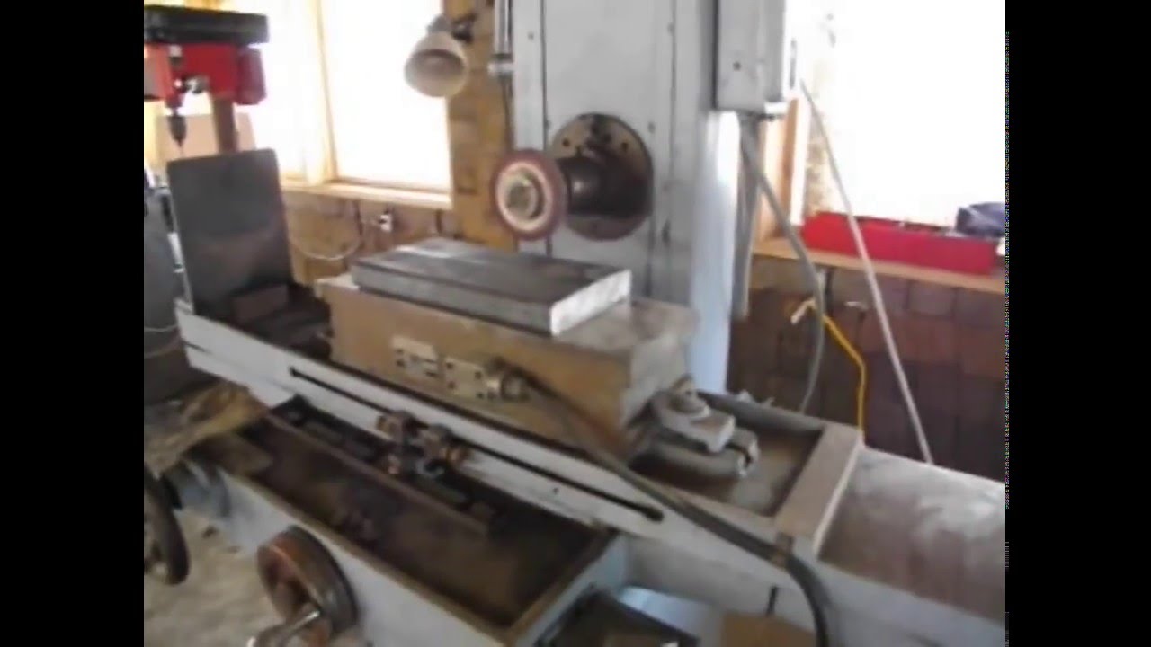 Surface Grinding Machine Operation Youtube