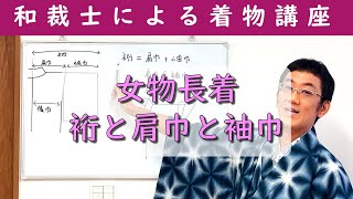 着物初心者さん必見‼　和裁士による着物講座「女物長着　裄」