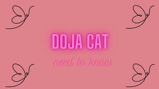 doja cat _ need to know (clean lyrics)