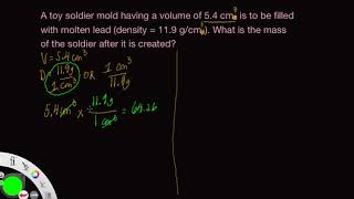 Density Practice Problem 3