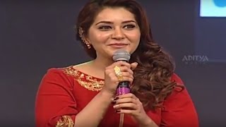 Actress Rashi Khanna Cute Speech @ Shivam Audio Launch - Rashi Khanna, DSP