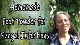 Homemade Foot Powder for Fungal Infections