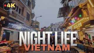 🇻🇳 Nightlife in Hanoi Old Quarter during Christmas | Vietnam Walking Tours