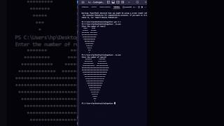 C program to print Heart 💜 pattern #shorts #ytshorts #coding #cprogramming #codingation