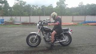 Yamaha XJ650 Special 1980. Slippery test ride