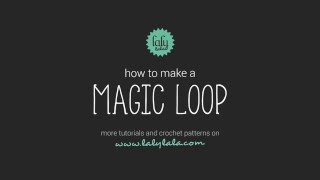 how to make a magic loop in crochet / lalylala crochet tutorials