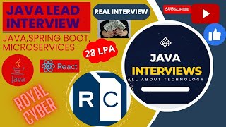 RoyalCyber interview Questions | java interview questions | Java 8 coding Interview |Microservices