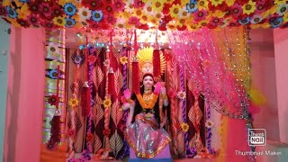 Saraswati puja pandal at Mirual Adibasi Para SSK/SK/