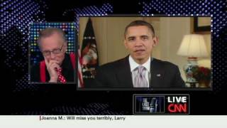 CNN: Predisent Obama 'Larry King is broadcasting giant'