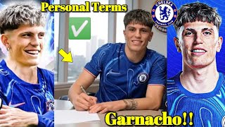 OFFICIAL 🚨🔥Garnacho To Chelsea🔵 Personal Terms Signed✅ + Contract Papers For Transfer Ready