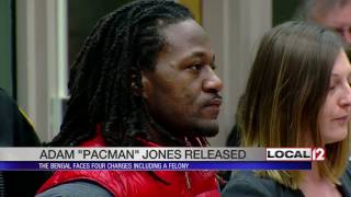 Bengals player Adam Jones released after spending a second night in jail
