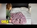 The Folding Lady can teach you how to finally fold a fitted bed sheet | GMA