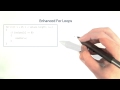 Enhanced For Loop - Intro to Java Programming