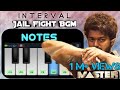 Master | Interval (jail) Fight Bgm | Piano Notes