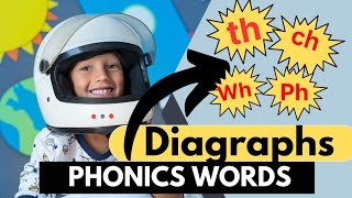 Diagraphs | Blending words | Consonants | th, ch, wh, ph words for kids | #kidscamp @Blippi