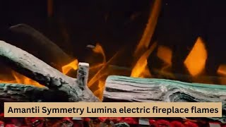 Amantii Symmetry Lumina flames #electricfireplace #electricfire