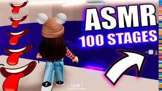 ASMR ROBLOX BEATING 100 STAGES TOH ~ TOWER OF HELL MOUTH SOUNDS