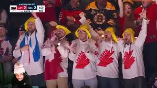 NEW HOCKEY FAN REACTS TO Canada Vs USA 4 NATIONS FACE OFF/ Full Game Highlights