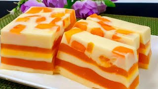 #fooddiary #MangoDessert                       Mango And Milk Layer Dessert Recipe (Food Diary)