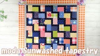 moda【SUNWASHED】で作るタペストリー２