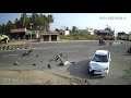 Gyan gaming car accident video😱😭 #gyangaming #pray . Car accident video CCTV footage