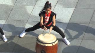 Sensational Young Taiko drummers - Powerful, brilliant. Nagasaki, Japan. Part 1.