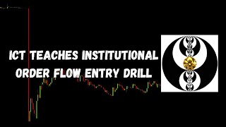 ICT Gems - ICT Teaches Institutional Order Flow Entry Drill