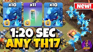 Epic Strategy! TH17 Electro Dragon is the Easiest TH17 Attack Strategy in Clash of Clans