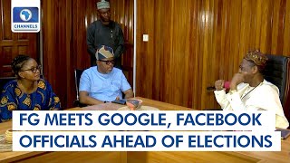 FG Meets Google, Facebook Officials Ahead Of Forthcoming Elections