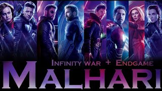 Malhari Full Song | Bajirao Mastani | Ft Infinity War + Endgame | Dipan Patel