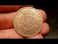 UK HALF CROWN 1957 Coin VALUE + REVIEW