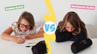 BONNE ÉLÈVE VS MAUVAISE ÉLÈVE  - BACK TO SCHOOL SKETCH  || Lunah Lucornah