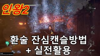 인왕2 환술잔심캔슬방법 + 실전활용영상