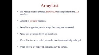 ArrayList in Java | Java ArrayList | ArrayList Examples | 4 ways to Iterate ArrayLists