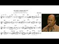 Benny Golson - Along Came Betty (transcription)