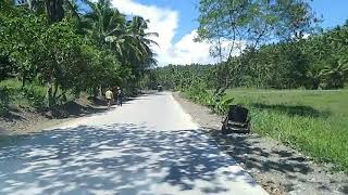 Road to Bria-Calbayog Site from the Crossing at Brgy. Guin-on and Brgy. Maybog