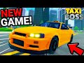 Building The ULTIMATE TAXI in NEW DRIVING GAME on ROBLOX! (Taxi Boss)