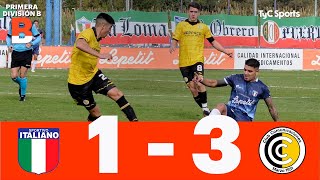 Sportivo Italiano 1-3 Comunicaciones| Primera División B | Fecha 14 (Apertura)