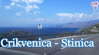 Wunderschöne Küstenstrasse E65 Kroatien von Crikvenica bis Stinica - прибрежная дорога Хорватия # 4